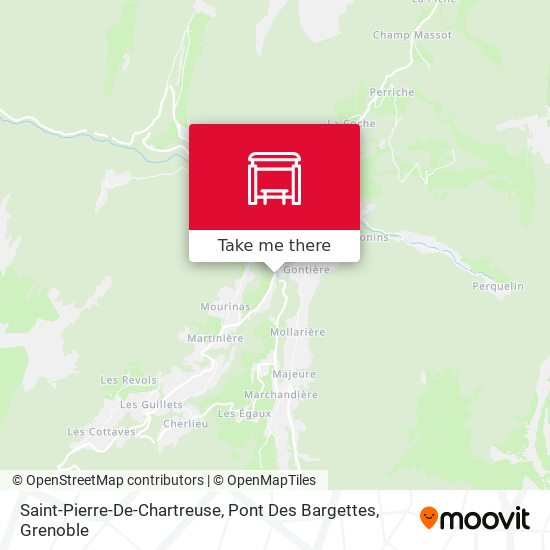 Saint-Pierre-De-Chartreuse, Pont Des Bargettes map