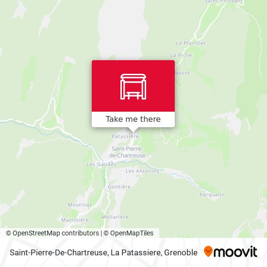 Saint-Pierre-De-Chartreuse, La Patassiere map