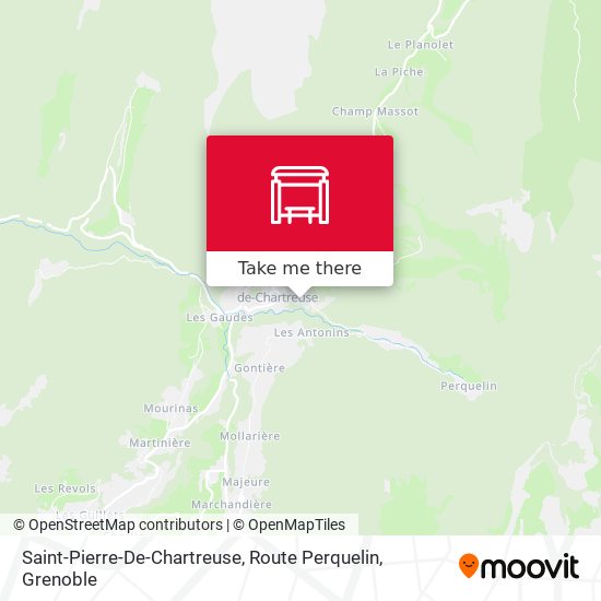 Saint-Pierre-De-Chartreuse, Route Perquelin map