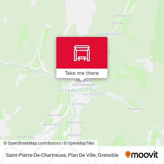 Saint-Pierre-De-Chartreuse, Plan De Ville map