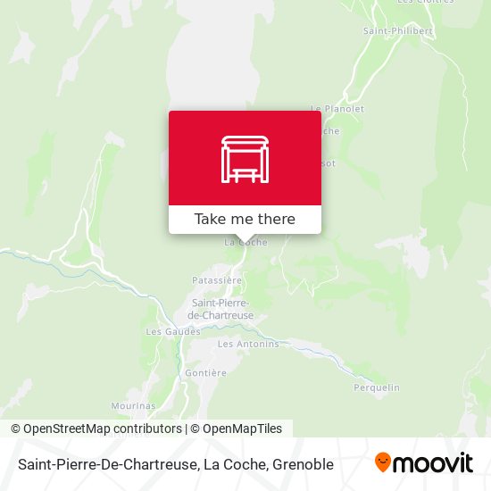 Saint-Pierre-De-Chartreuse, La Coche map