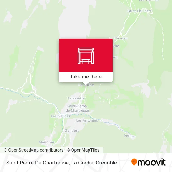 Saint-Pierre-De-Chartreuse, La Coche map