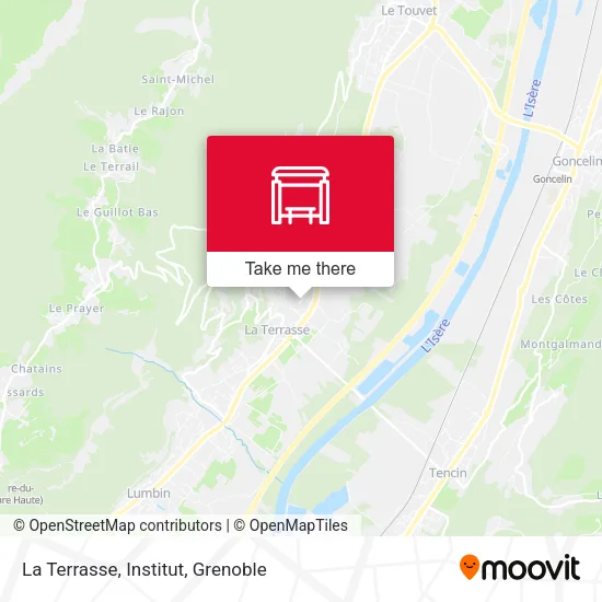 La Terrasse, Institut map