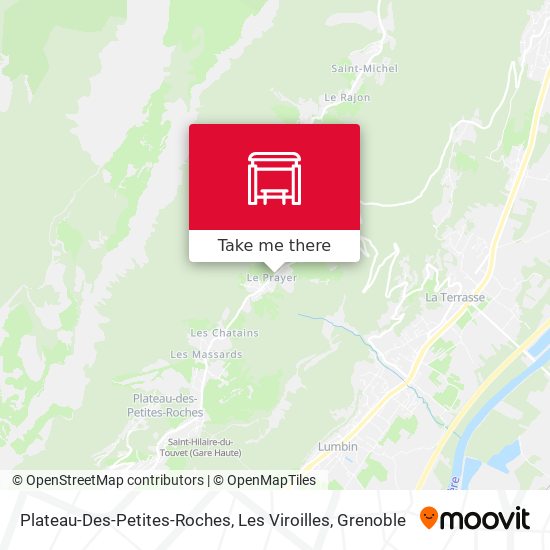Plateau-Des-Petites-Roches, Les Viroilles map