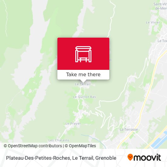Plateau-Des-Petites-Roches, Le Terrail map