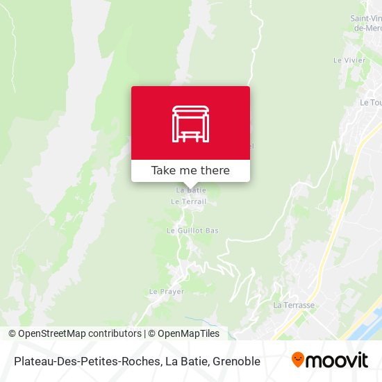 Plateau-Des-Petites-Roches, La Batie map