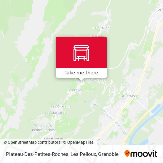 Plateau-Des-Petites-Roches, Les Pelloux map