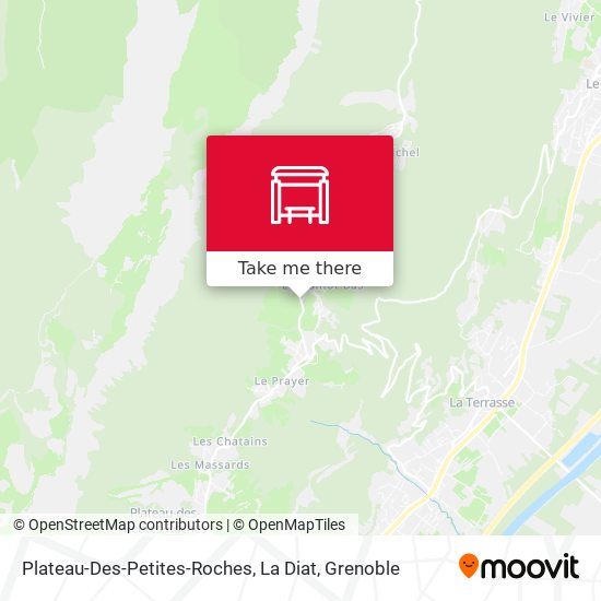 Plateau-Des-Petites-Roches, La Diat map