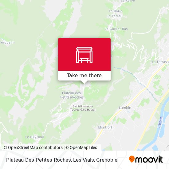 Plateau-Des-Petites-Roches, Les Vials map