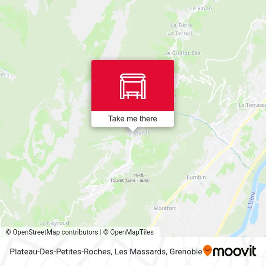Plateau-Des-Petites-Roches, Les Massards map