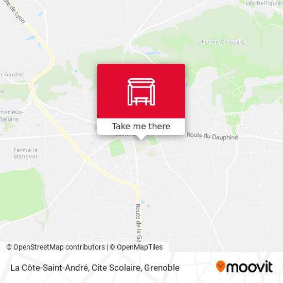 La Côte-Saint-André, Cite Scolaire map
