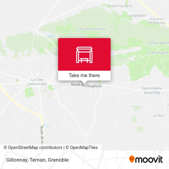 Gillonnay, Ternan map