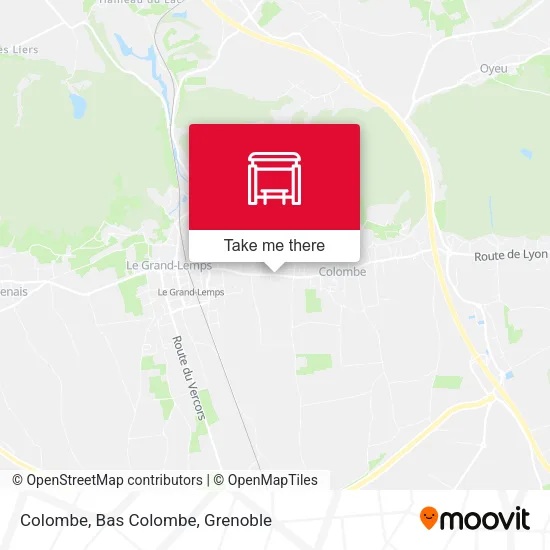 Colombe, Bas Colombe map