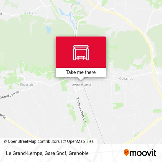 Le Grand-Lemps, Gare Sncf map
