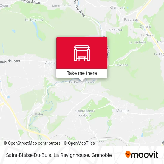 Saint-Blaise-Du-Buis, La Ravignhouse map