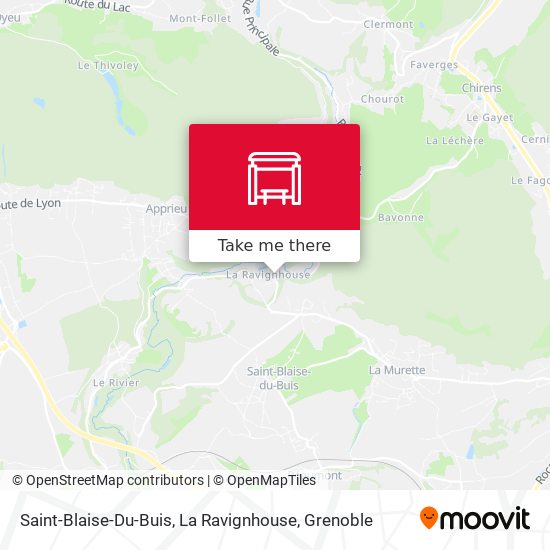 Saint-Blaise-Du-Buis, La Ravignhouse map
