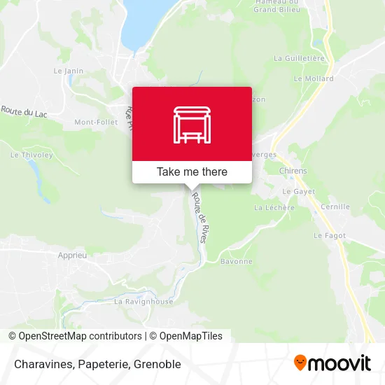 Charavines, Papeterie map