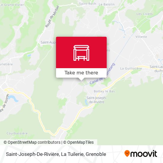 Saint-Joseph-De-Rivière, La Tuilerie map