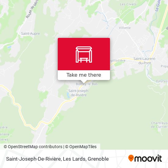 Saint-Joseph-De-Rivière, Les Lards map