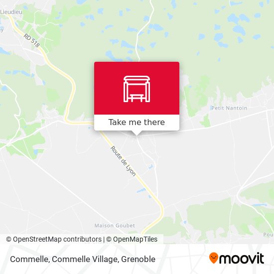 Commelle, Commelle Village map