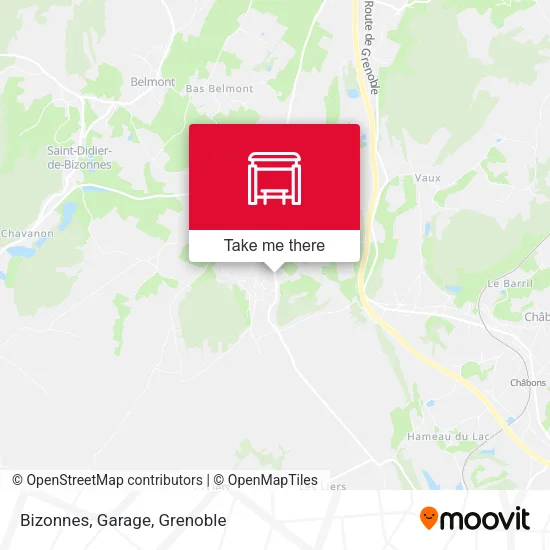 Bizonnes, Garage map