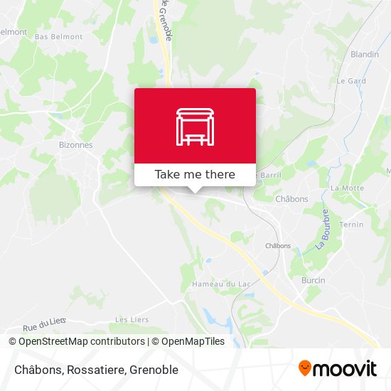 Châbons, Rossatiere map