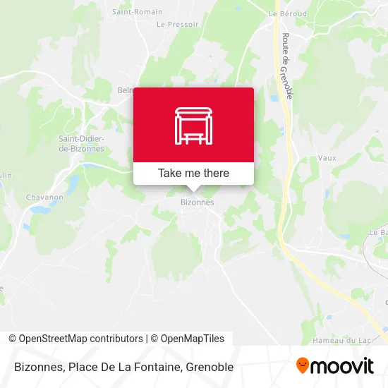Bizonnes, Place De La Fontaine map