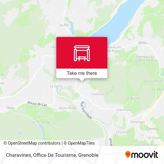 Charavines, Office De Tourisme map