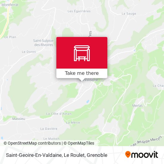 Saint-Geoire-En-Valdaine, Le Roulet map