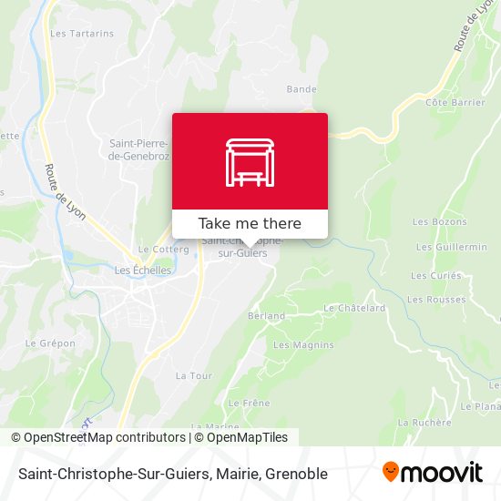 Saint-Christophe-Sur-Guiers, Mairie map