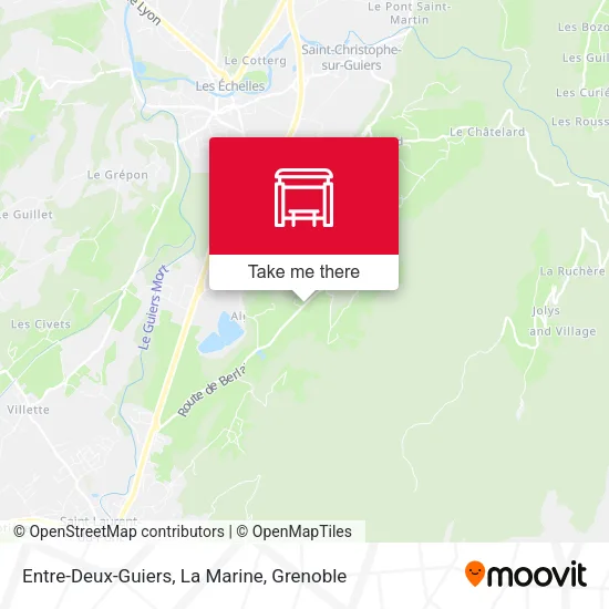 Entre-Deux-Guiers, La Marine map