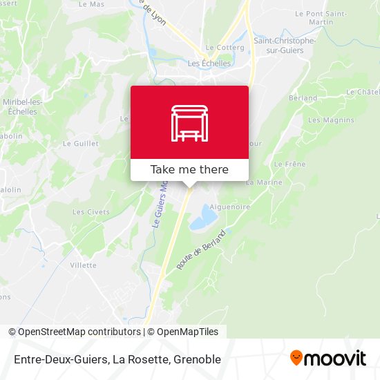 Entre-Deux-Guiers, La Rosette map