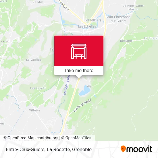 Entre-Deux-Guiers, La Rosette map