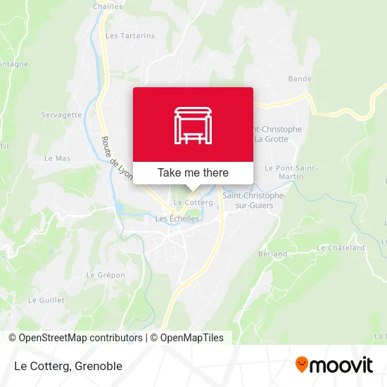 Le Cotterg map