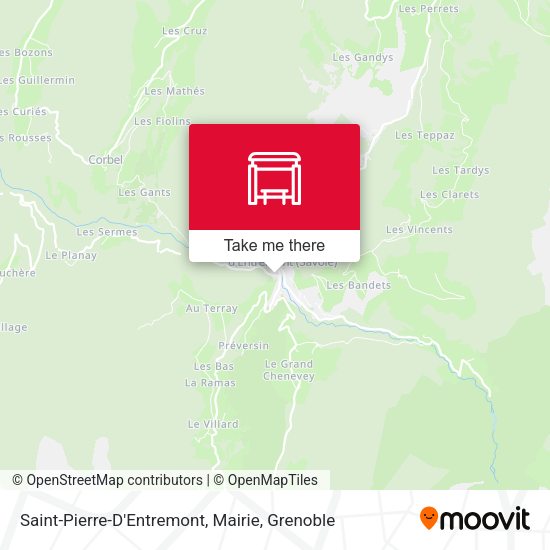 Saint-Pierre-D'Entremont, Mairie map