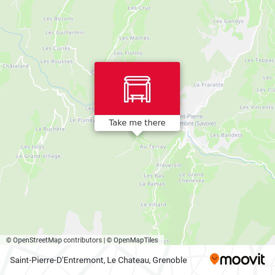 Saint-Pierre-D'Entremont, Le Chateau map