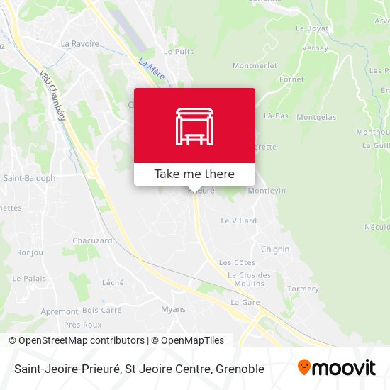 Saint-Jeoire-Prieuré, St Jeoire Centre map