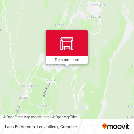 Lans-En-Vercors, Les Jailleux map