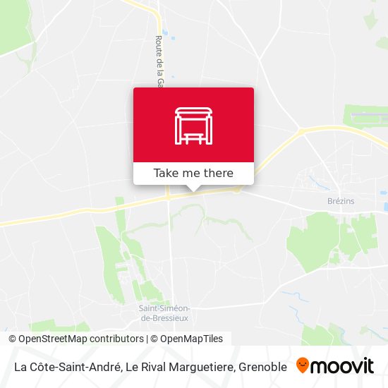 La Côte-Saint-André, Le Rival Marguetiere map