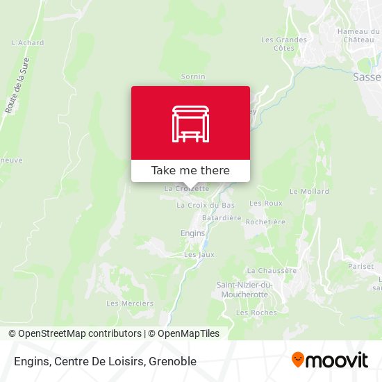 Engins, Centre De Loisirs map