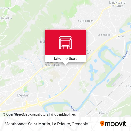 Montbonnot-Saint-Martin, Le Prieure map