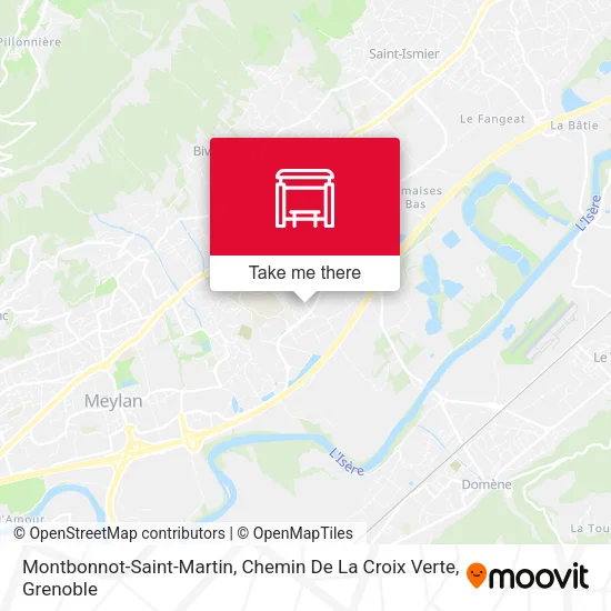Montbonnot-Saint-Martin, Chemin De La Croix Verte map