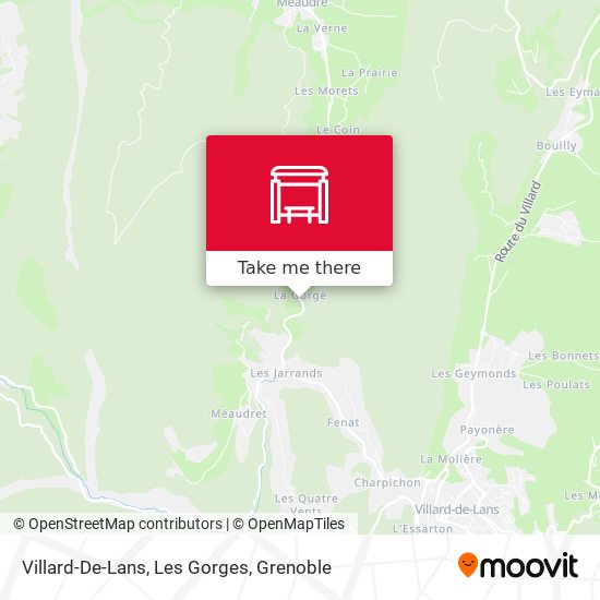 Villard-De-Lans, Les Gorges map