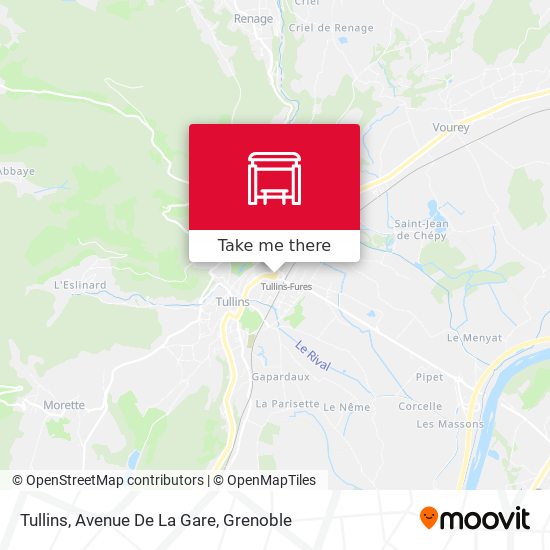 Tullins, Avenue De La Gare map