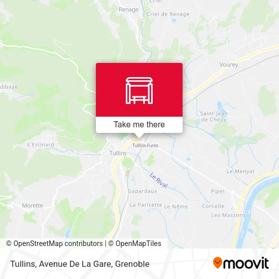 Tullins, Avenue De La Gare map