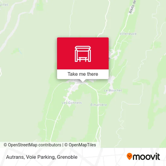 Autrans, Voie Parking map