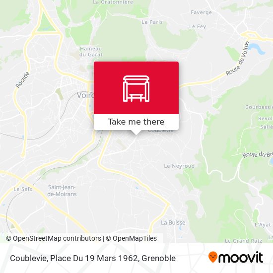 Coublevie, Place Du 19 Mars 1962 map