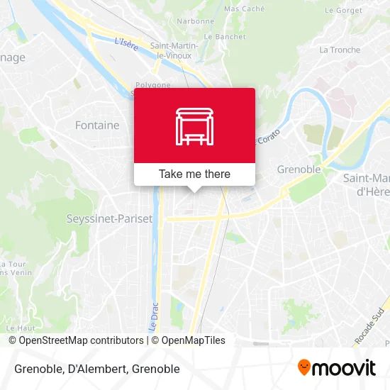 Grenoble, D'Alembert map