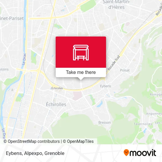 Eybens, Alpexpo map