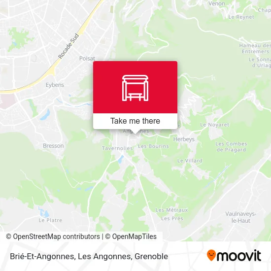 Brié-Et-Angonnes, Les Angonnes map